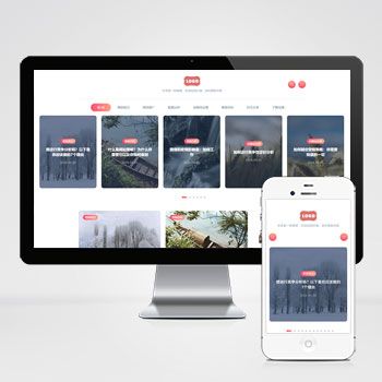 (自适应手机端)站长博客网站模板 新闻自媒体博客网站