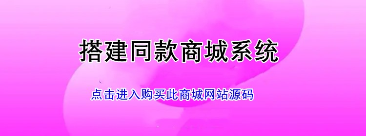 搭建同款商城系统